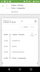 Screenshot 4 Comboios de Portugal android