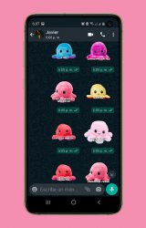 Screenshot 4 Stickers Pulpito 🐙 android