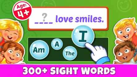 Screenshot 1 Sight Words: Pre-k to 3rd Grade, Reading Games, Best Sight Word Games For Kids windows