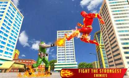 Captura de Pantalla 3 héroe de fuego volador marca robot juegos de robot android