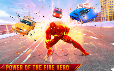 Captura de Pantalla 8 héroe de fuego volador marca robot juegos de robot android