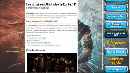 Captura de Pantalla 6 Mortal Kombat 11 Game Guides windows