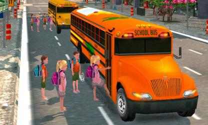 Screenshot 3 High School Bus Driving 3D android