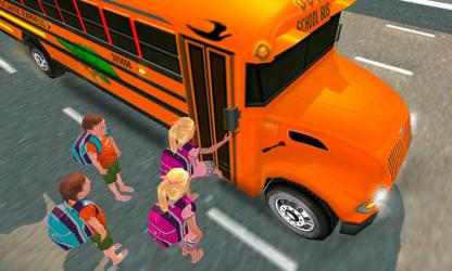Captura de Pantalla 8 High School Bus Driving 3D android