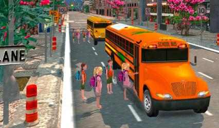 Captura de Pantalla 9 High School Bus Driving 3D android