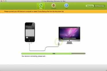 Captura de Pantalla 6 Free WhatsApp Recovery for Mac mac