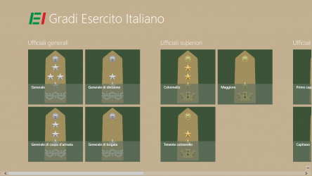 Screenshot 1 Gradi Esercito Italiano windows