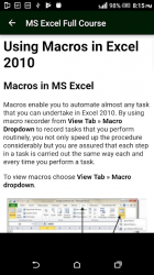 Screenshot 13 Learn MS Excel (Basic & Advance Course) android