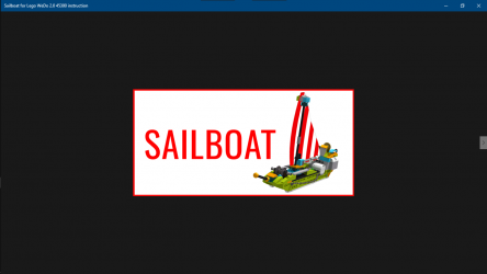 Captura 1 Sailboat for Lego WeDo 2.0 45300 instruction windows