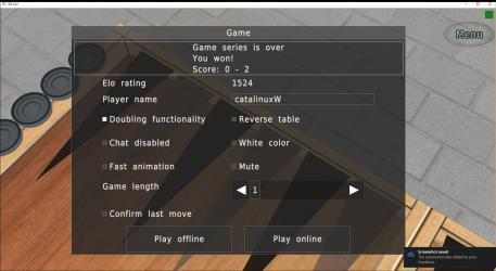 Captura de Pantalla 2 Backgammon Reloaded 3D windows