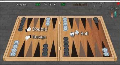 Captura de Pantalla 1 Backgammon Reloaded 3D windows