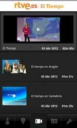 Screenshot 6 El Tiempo en RTVE.es android