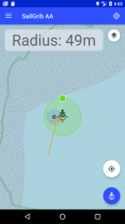 Screenshot 3 Anchor Alarm  - SailGrib AA android