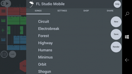 Imágen 2 FL Studio Mobile windows