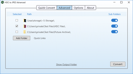 Screenshot 2 HEIC to JPEG Advanced (FREE) windows