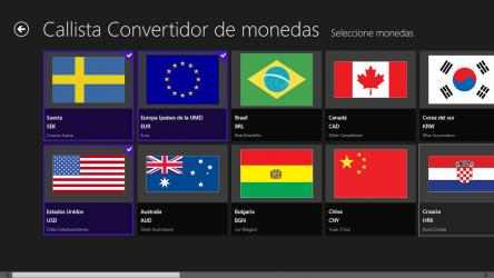 Screenshot 3 Callista Convertidor de monedas windows