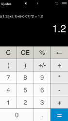 Screenshot 2 Calculadora con paréntesis android