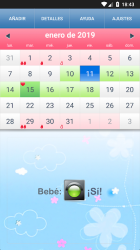 Screenshot 2 Menstrual calendario - período tracker en español android