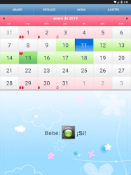 Captura de Pantalla 12 Menstrual calendario - período tracker en español android