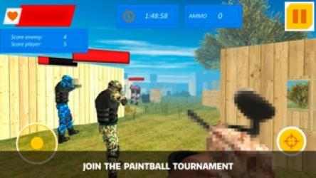 Screenshot 1 Shooting Blast - Paintball Gun iphone
