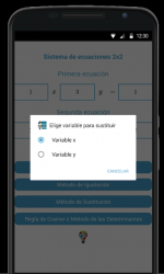 Screenshot 4 Sistema de Ecuaciones 2x2 android