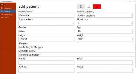 Imágen 4 My patient management APP-family medical record book, clinic doctor assistant, patient contact address book, medical record management. windows