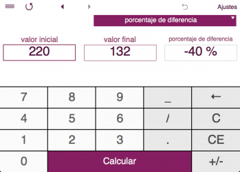 Capture 6 Smart Percentage Calculator windows
