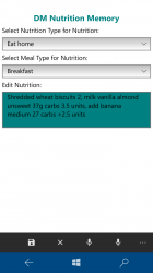 Screenshot 10 DM Nutrition Memory windows