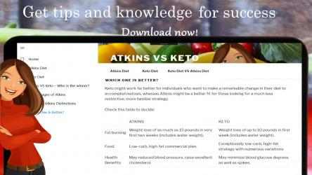 Captura de Pantalla 2 Atkins Nutrition VS Keto Diet - Guide for weight watchers windows