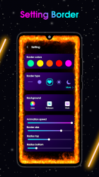 Captura de Pantalla 11 Edge Lighting: Notification Light & Live Wallpaper android