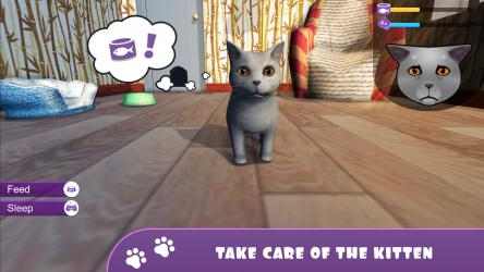 Screenshot 2 Virtual Cat - Animal care game for girls and boys, Baby Cat Doctor and Dress up windows