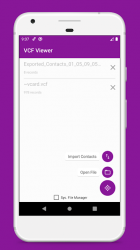 Screenshot 6 VCF Contacts Viewer - vCard File Reader android