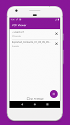 Captura de Pantalla 2 VCF Contacts Viewer - vCard File Reader android