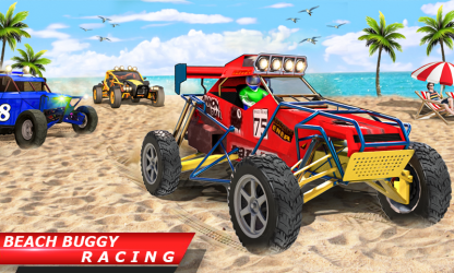 Captura de Pantalla 2 Beach Buggy Car Racing Game android