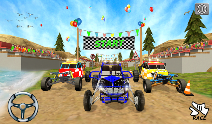 Imágen 10 Beach Buggy Car Racing Game android