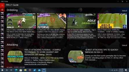 Screenshot 5 FIFA 21 Guide windows