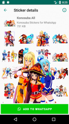 Image 2 Konosuba Stickers for WhatsApp - WAStickerApps android
