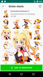 Image 6 Konosuba Stickers for WhatsApp - WAStickerApps android
