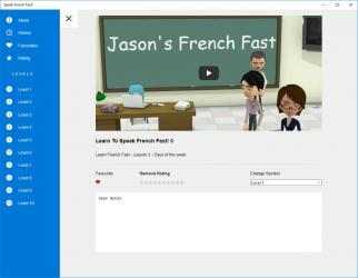 Screenshot 3 Speak French Fast! windows