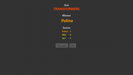 Screenshot 5 Quiz Transformers windows