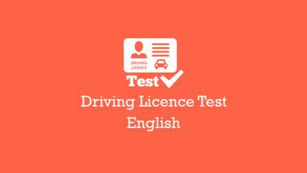 Image 1 Driving Licence Test - English windows