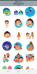 Screenshot 3 Pixar Stickers: Luca android