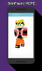 Screenshot 3 1000+ Skinpacks Naruto for Minecraft android