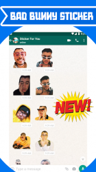 Captura de Pantalla 3 Bad Bunny Stickers for Whatsapp & Signal android