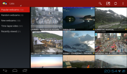 Captura 2 Worldscope Webcams android