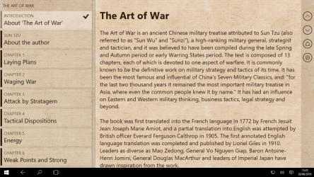 Screenshot 5 The Art of War windows