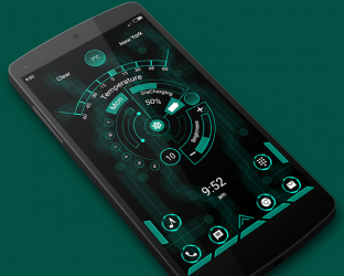 Screenshot 2 Advance Launcher - App lock, Hide App, hi-tech android