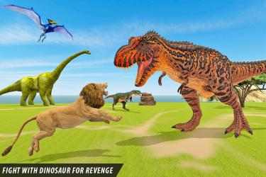 Imágen 14 león vs dinosaurio simulador de batalla de animale android