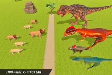 Imágen 6 león vs dinosaurio simulador de batalla de animale android