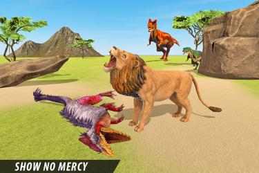 Imágen 11 león vs dinosaurio simulador de batalla de animale android